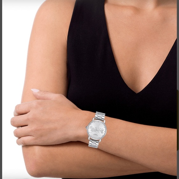 Coach silver watch - Picture 3 of 3